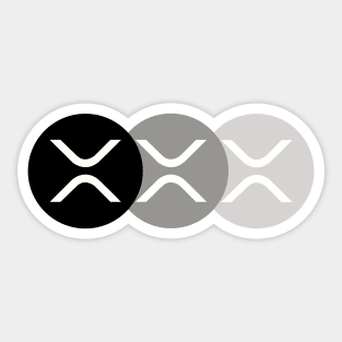 Triple Ripple XRP Sticker